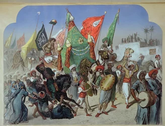 Die Rückkehr des Mahmal nach Kairo, ca. 1870